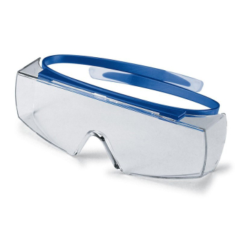 ActivShop OKULARY OCHRONNE UVEX SUPER OTG NIEBIESKIE NA KOREKCYJNE